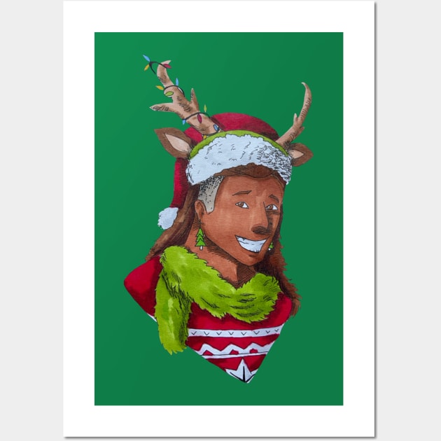 Christmas costume Wall Art by Innominatam Designs